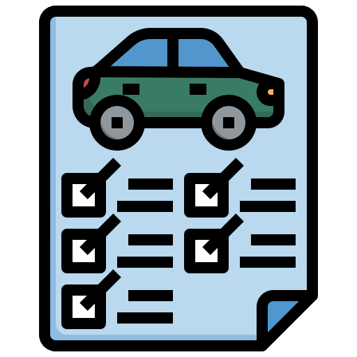 Full service checklist document clean icon Full service checklist document clean icon