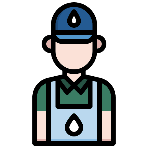 Man worker car wash user icon Man worker car wash user icon