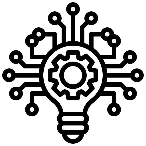 Idea idea connection light bulb icon Idea idea connection light bulb icon