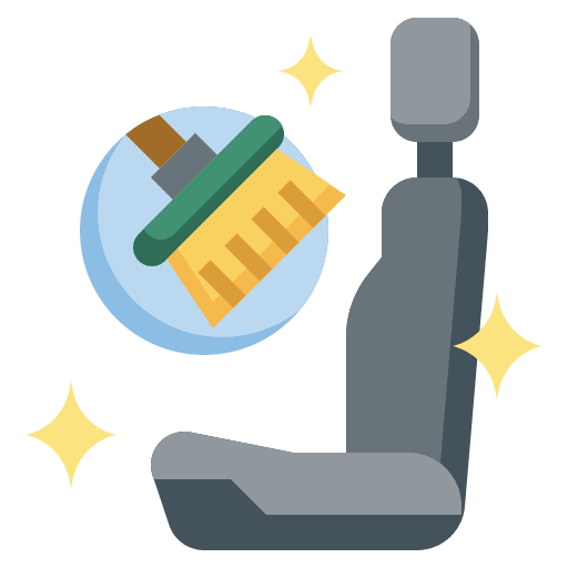 Car seat safety seat vehicle cleaning icon