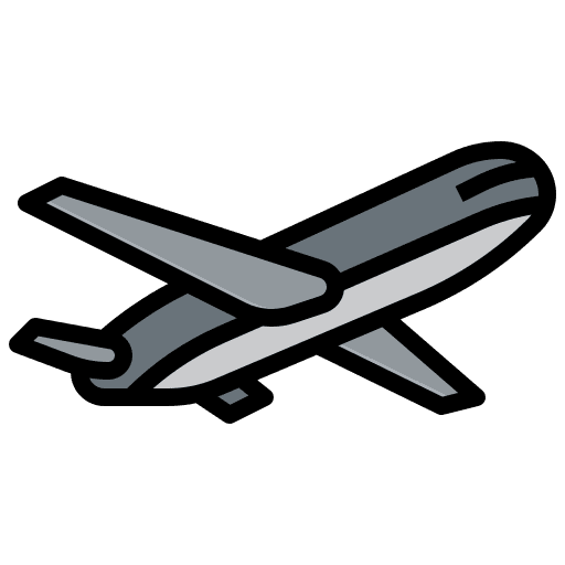 Airplane air plane transport airplane icon