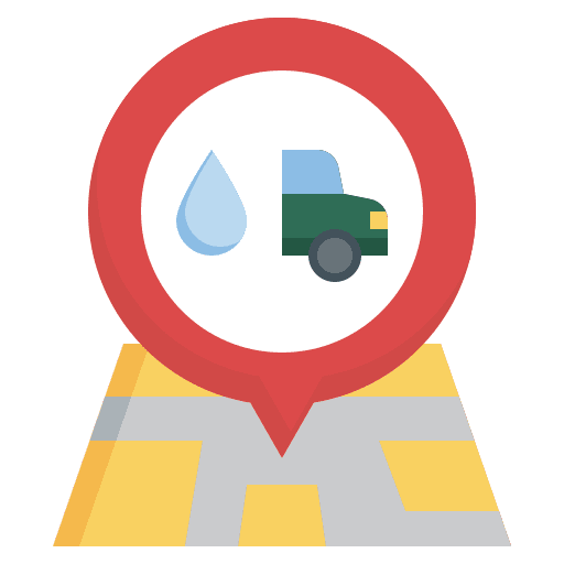 Location pin transportation car wash icon Location pin transportation car wash icon