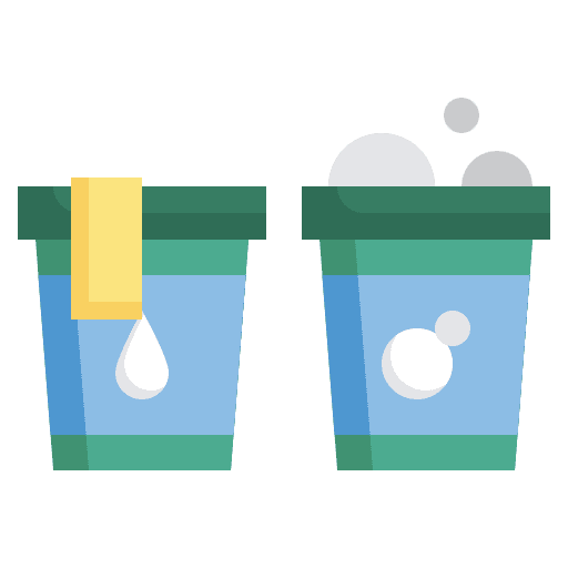 Pail cleaning transportation soap icon Pail cleaning transportation soap icon