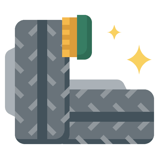 Tire transportation cleaning wheel icon Tire transportation cleaning wheel icon