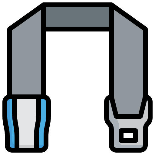 Seat belt protection security lock icon Seat belt protection security lock icon