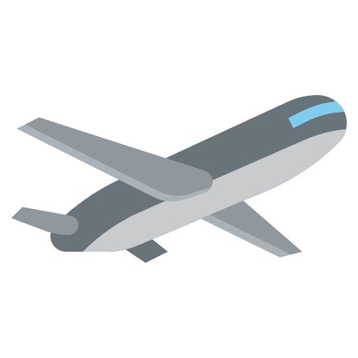 Airplane aeroplane transportation transport icon