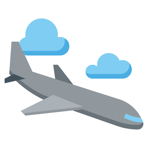 Land land transportation flight icon