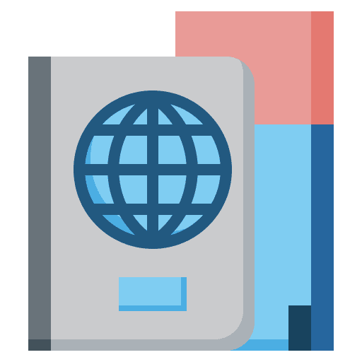 Passport travel passport identification icon Passport travel passport identification icon