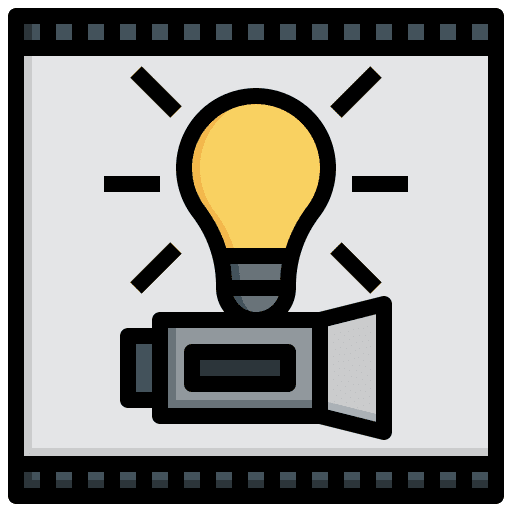Main idea cinema entertainment film icon