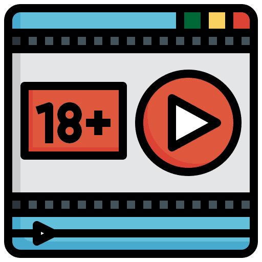 Age limit movie 18 eighteen icon Age limit movie 18 eighteen icon