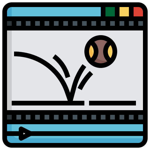 Motion graphic reel edit tools cinema icon Motion graphic reel edit tools cinema icon