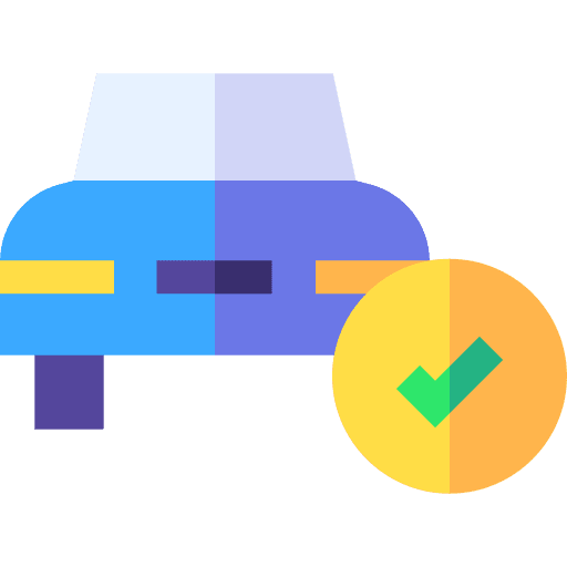 Car check travel car rent icon