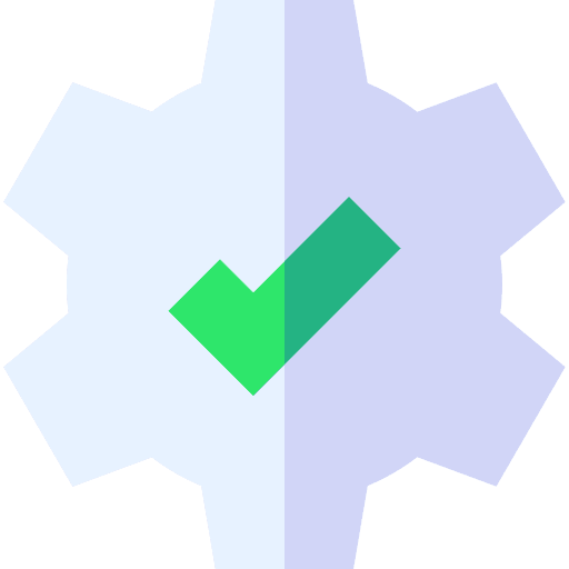Check settings options check icon