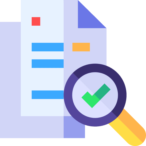 Document check feedback paper icon
