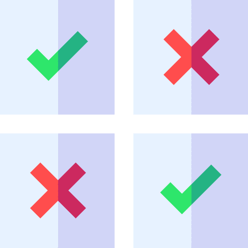Feedback check rating bad icon Feedback check rating bad icon