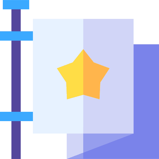 Flag flag badge star icon Flag flag badge star icon