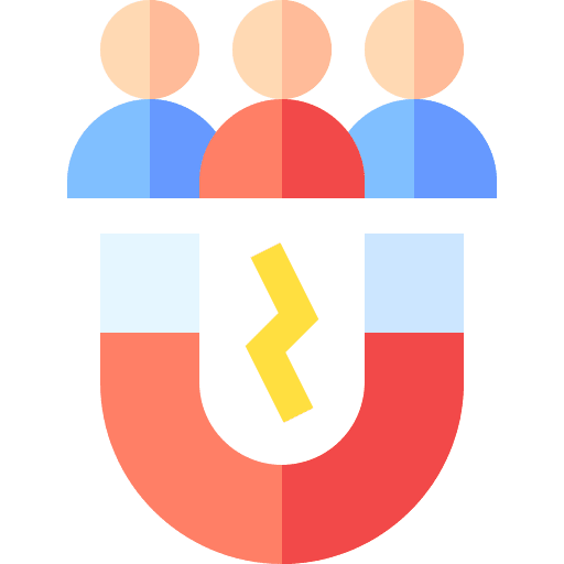 Attract attract magnet human resources icon Attract attract magnet human resources icon