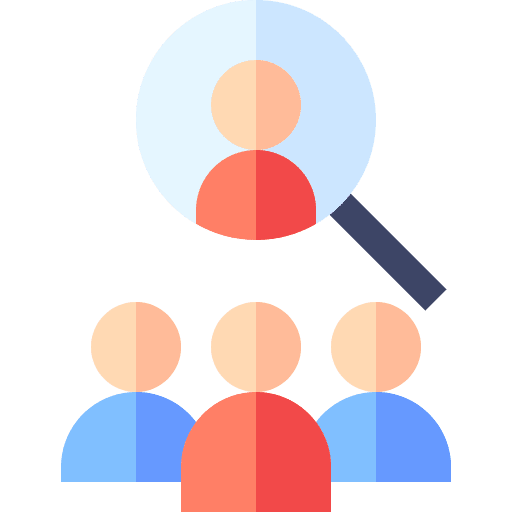 Employee man user job search icon Employee man user job search icon