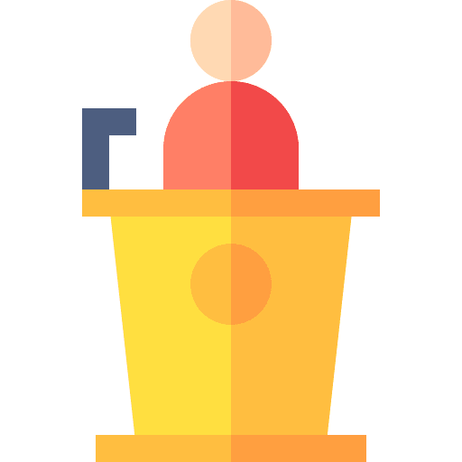 Speech microphone lecture speech icon Speech microphone lecture speech icon