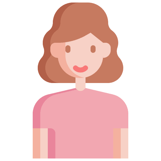 Woman girl user profile icon