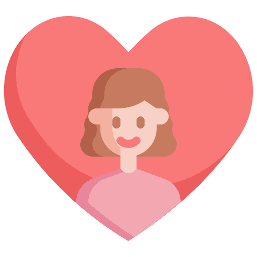Mom kid and baby motherhood love and romance icon