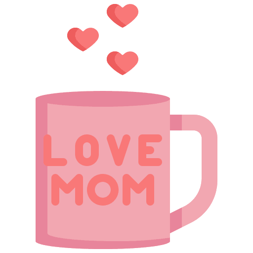 Mug mug coffee cup heart icon Mug mug coffee cup heart icon