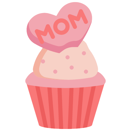 Cupcake meal romantic dessert icon Cupcake meal romantic dessert icon