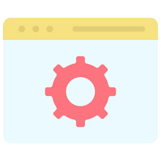 Web optimization web optimization web page management icon