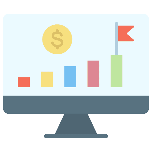 Success aim goal money icon Success aim goal money icon