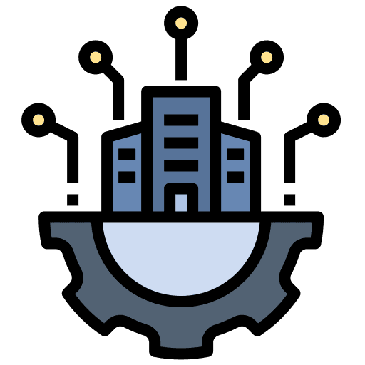 Enterprise corporation digital company icon