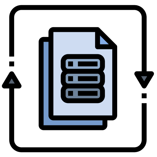 Format data format document icon