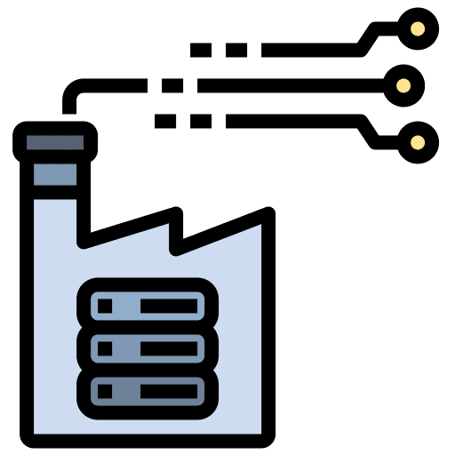 Digitalization digitalization technology factory icon Digitalization digitalization technology factory icon