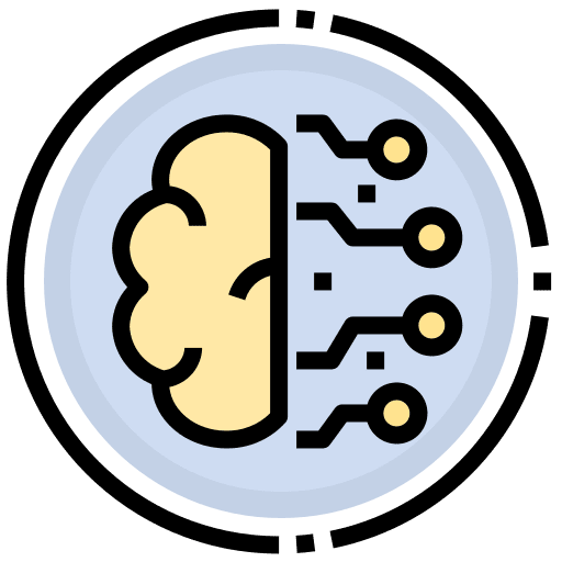 Digitalization future digitalization brain icon Digitalization future digitalization brain icon