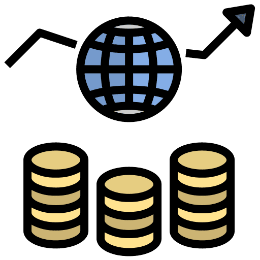 Economic commercial currency economic icon Economic commercial currency economic icon
