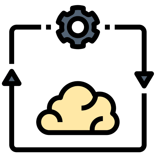Functional data business and finance function icon Functional data business and finance function icon