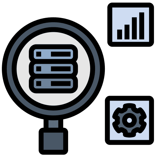 Research development service business and finance icon Research development service business and finance icon