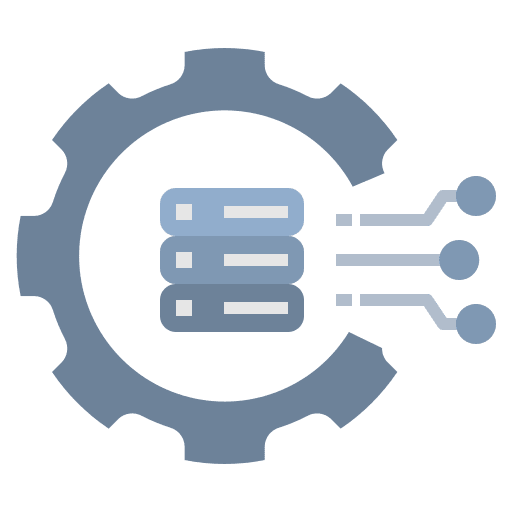 Big data digitalization technology data icon