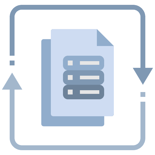 Format data system database file icon