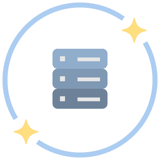 Value asset data digital icon