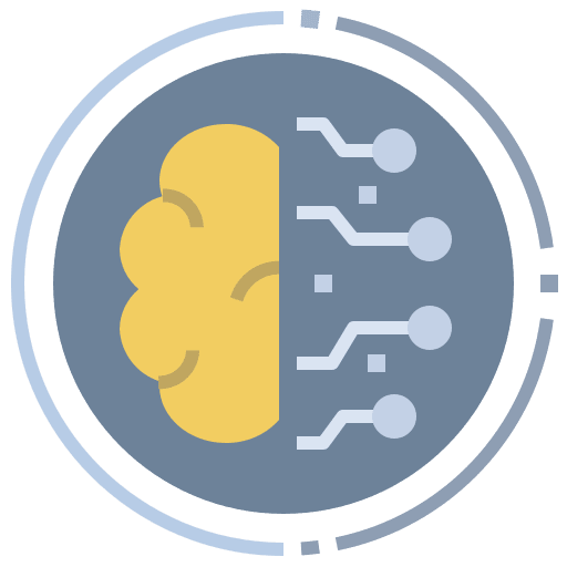 Digitalization robot future digitalization icon Digitalization robot future digitalization icon