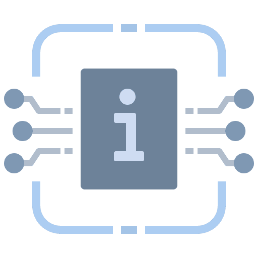 Information information service information electronics icon Information information service information electronics icon