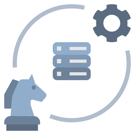 Strategy management planning business and finance icon Strategy management planning business and finance icon