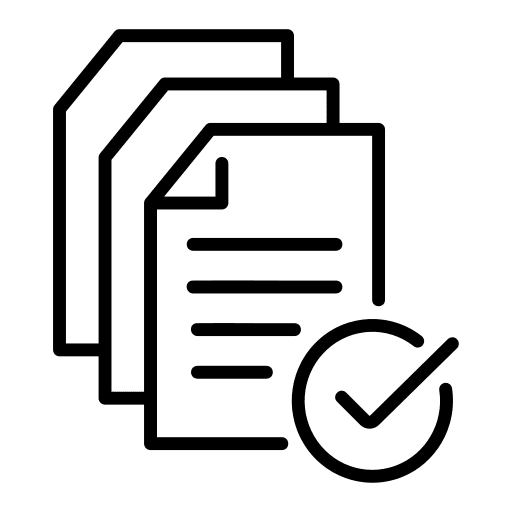 Aproval checkmark aproval approved icon