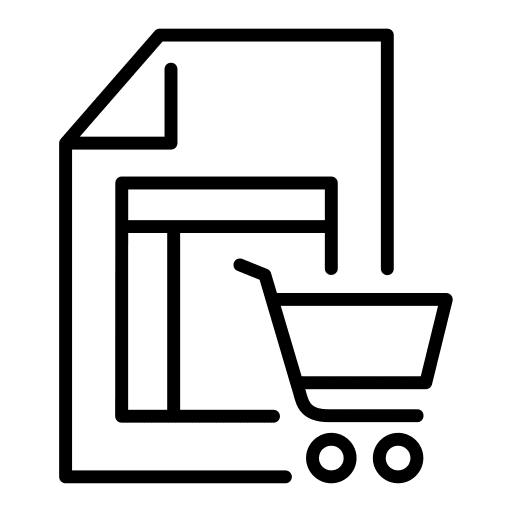 Purchase order purchase order document commerce and shopping icon Purchase order purchase order document commerce and shopping icon
