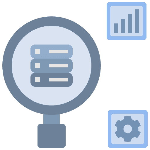 Research information business and finance insight icon Research information business and finance insight icon