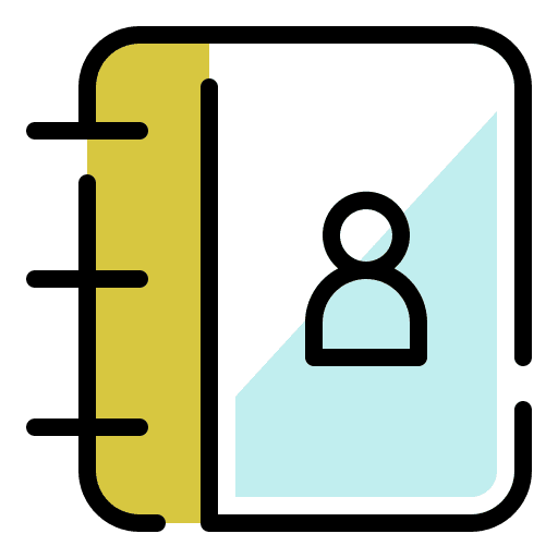 Contact book contact address book contacts book icon Contact book contact address book contacts book icon