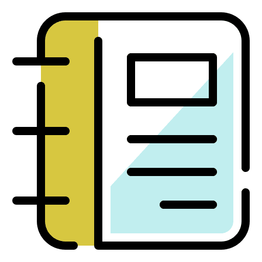 Notebook address book book notebooks icon
