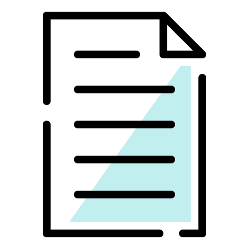 Paper files texts sheet icon