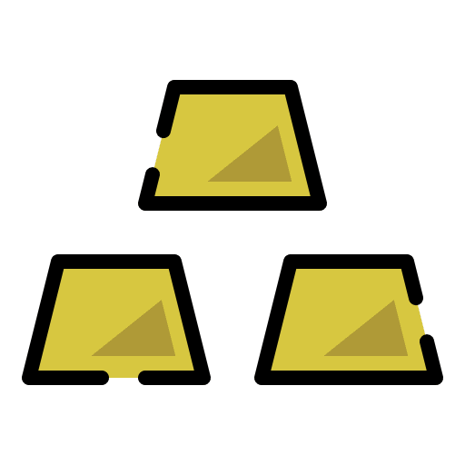 Gold gold bars investment business and finance icon Gold gold bars investment business and finance icon