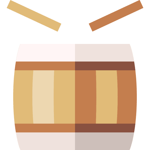 Drum drumsticks drum music and multimedia icon Drum drumsticks drum music and multimedia icon
